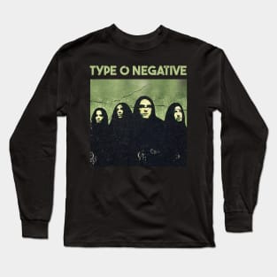 no more type negative retro Long Sleeve T-Shirt